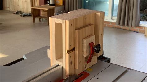 [Woodworking] Tenon & Spline Dual Jig For Table Saw / Diy Table Saw Jig ...