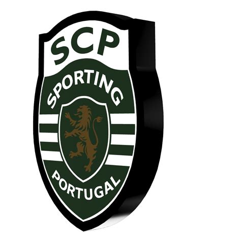 Archivo STL SCP - Sporting Clube de Portugal Logo Light・Diseño de ...