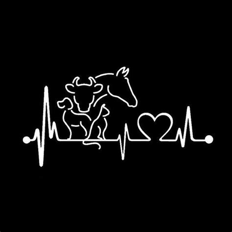 Veterinarian Heartbeat Window Decal | Vet medicine, Veterinarian tattoo, Veterinarian