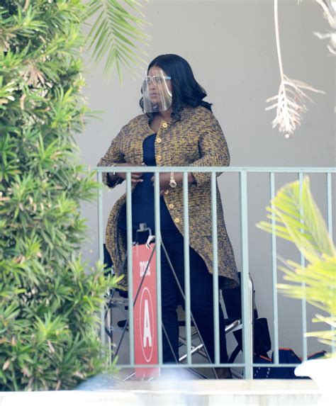 Octavia Spencer - "Truth Be Told" Filming in LA 03/18/2021 • CelebMafia