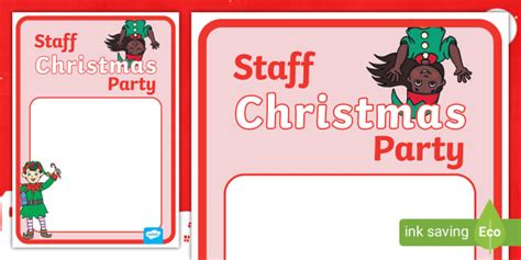 Christmas Party Poster | Staff Party | New Zealand Resource