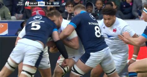 France v Scotland rocked by red card chaos as two sent off within ...