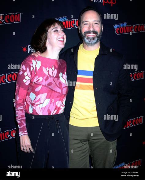 NYCC: The Mysterious Benedict Society Photocall -PICTURED: Kristen Schaal and Tony Hale ...