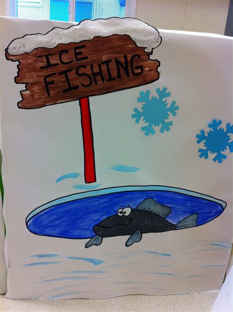 Carnival game - go fish, winterized. Original art work: Stacey Plesko ...