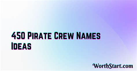 450 Catchy Pirate Crew Names Ideas