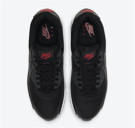 Nike Air Max 90 Black University Red DH4095-001 Release Date - SBD