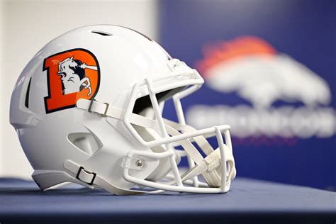 Broncos' new "Snowcapped" helmets a nod to storied past