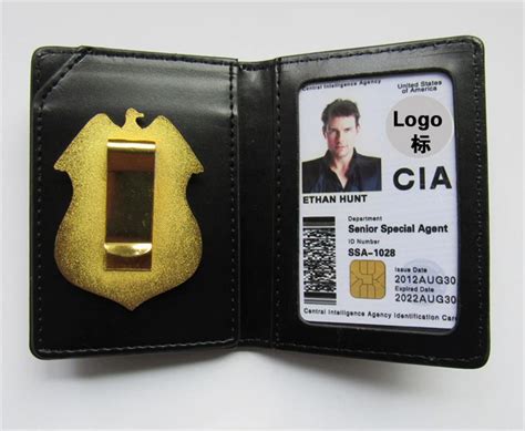 United States Cia Special Agent Officer Badges Leather Case Holder Id Card Driving Wallets ...