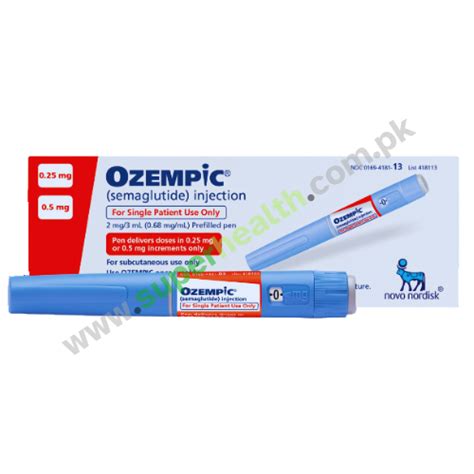 Ozempic Dual Dose 0.25Mg/0.5Mg Pre Filled Pen 1S | Super Health