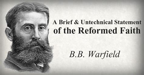 A Brief and Untechnical Statement of the Reformed Faith | ReasonableTheology.org