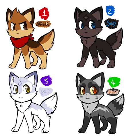 Wolf Pup Adoptables Closed By Retroseiya On DeviantART - Cliparts.co