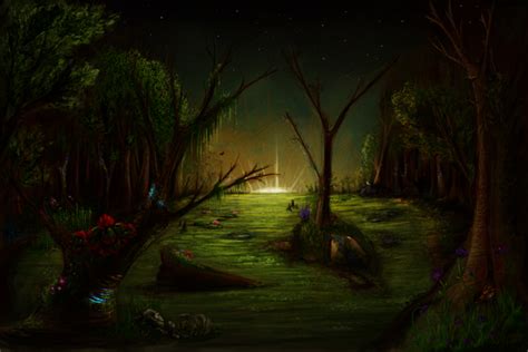 Haunted Swamp by OneSmartChicken on DeviantArt