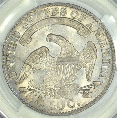 1833 Capped Bust Half Dollar PCGS AU-55; "Laced Lips" Variety, O-106 | eBay