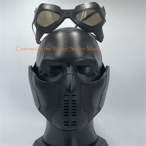 Winter Solider Cosplay Mask,adjustable Winter Soldier Mask,cosplay Costume 1:1 Life Scale ...