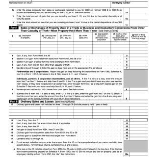 IRS Form 4797. Sales of Business Property | Forms - Docs - 2023