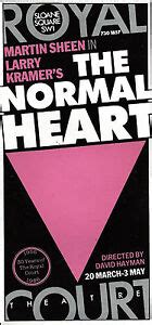 Larry Kramer "THE NORMAL HEART" Martin Sheen 1986 European Premiere London Flyer | eBay