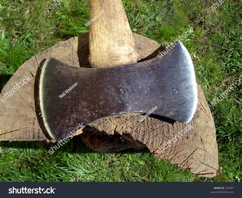 Double-Bladed Axe Stock Photo 232997 : Shutterstock