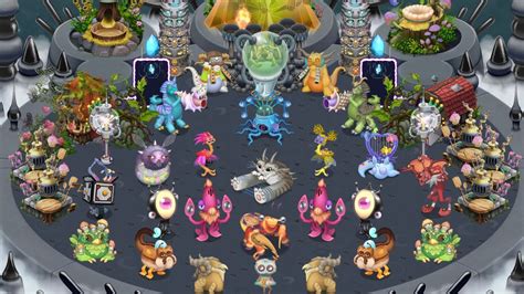 Mythical Island full song!! + Buzzinga & Knurv (My singing monsters ...