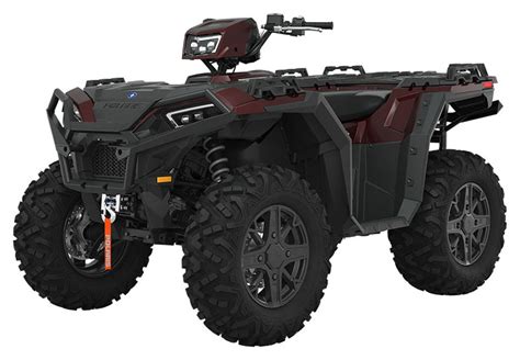 New 2023 Polaris Sportsman 850 Ultimate Trail | ATVs in Beaver Dam WI | Crimson Metallic