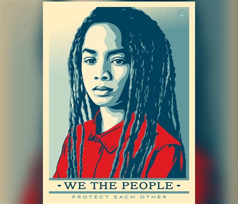 We The People poster women's march