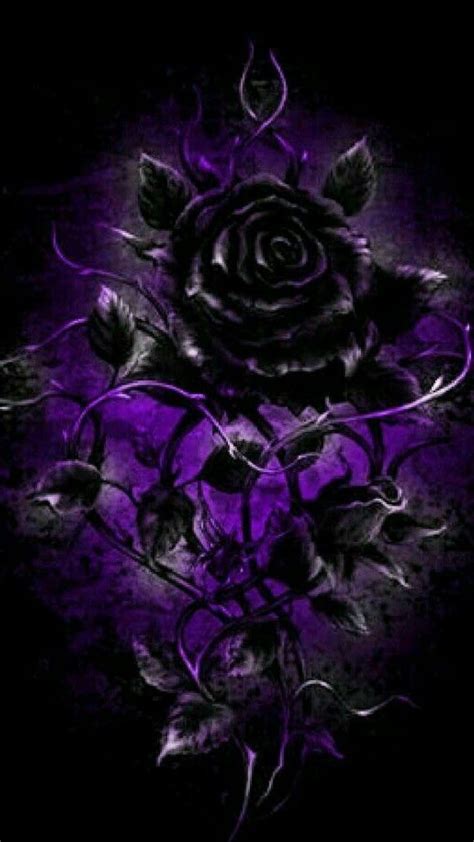 Pin de 💜 Purple 💜 en Black Purple | Rosas negras, Rosas fondo de ...