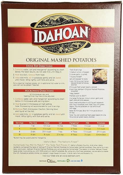 Idahoan Mashed Potatoes Recipes – Besto Blog