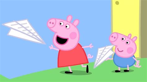 Peppa Make's Paper Aeroplanes ️🐷 Peppa Pig Official Channel Family Kids Cartoons - YouTube