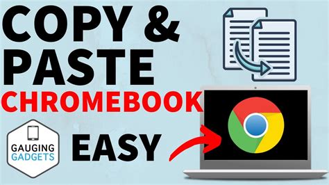 How to Copy & Paste on Chromebook - YouTube