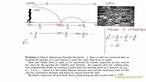 Lecture 1 : Problem 2 - "Zeno's Dichotomy Paradox Revisited" - YouTube