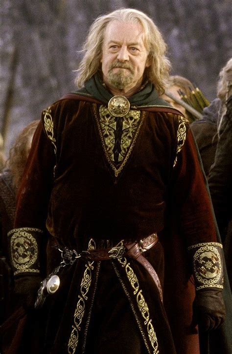 Middle-earth: King Theoden (Bernard Hill) of Rohan, the land of the ...