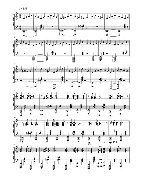 Ragtime Piano Sheet music for Piano (Solo) | Download and print in PDF or MIDI free sheet music ...