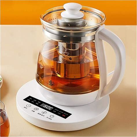 Smart Electric Kettle 1.8L, Glass Tea Water Coffee Kettle, Portable Tea Maker Fast Heating ...