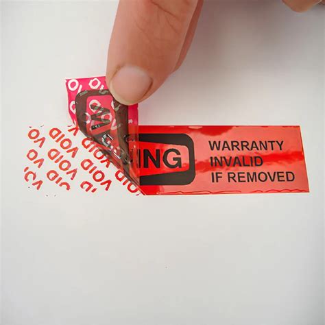 Warranty Sticker Void If Tampered Seal Broken Label Sticker - Buy ...