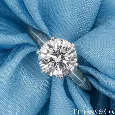 Tiffany & Co. Platinum Diamond Setting Ring 2.02ct D/VS1 | Rich Diamonds