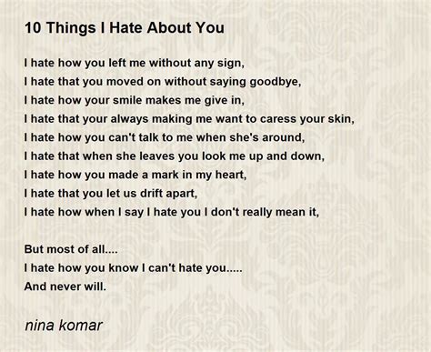 31 10 things i hate about you poetry