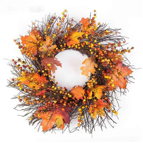 My Favorite Affordable Thanksgiving Wreaths - The Little Frugal House