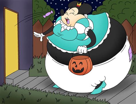 Minnie goes trick or treating by Robot001 on DeviantArt