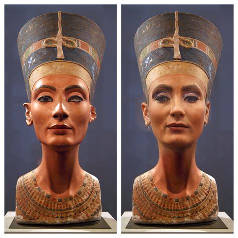 Face reconstruction of the Bust of Queen Nefertiti . - 9GAG