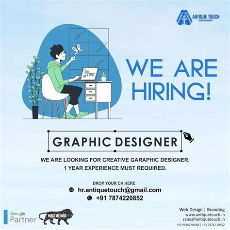 WE ARE HIRING GRAPHIC DESIGNER | Graphic design jobs, Graphic design ads, Graphic design flyer