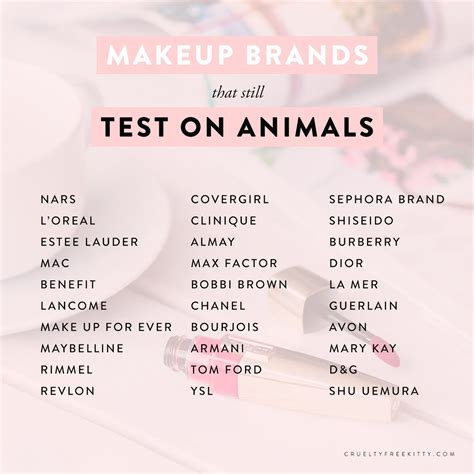 Makeup Brands That Test On Animals 2017 | Saubhaya Makeup