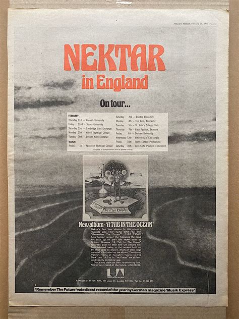 Nektar Tab in the ocean (Vinyl Records, LP, CD) on CDandLP