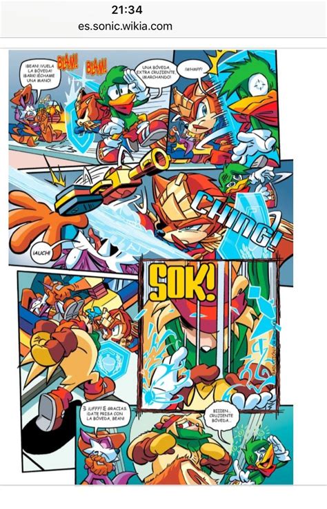 Sonic the Hedgehog Comic Page