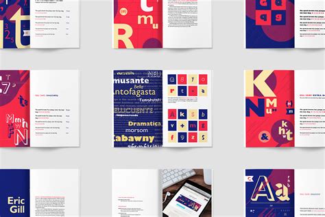 Gill Sans Type Specimen :: Behance