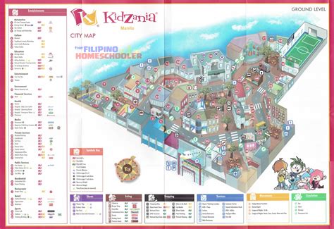 KidZania Map and Activities — The Filipino Homeschooler