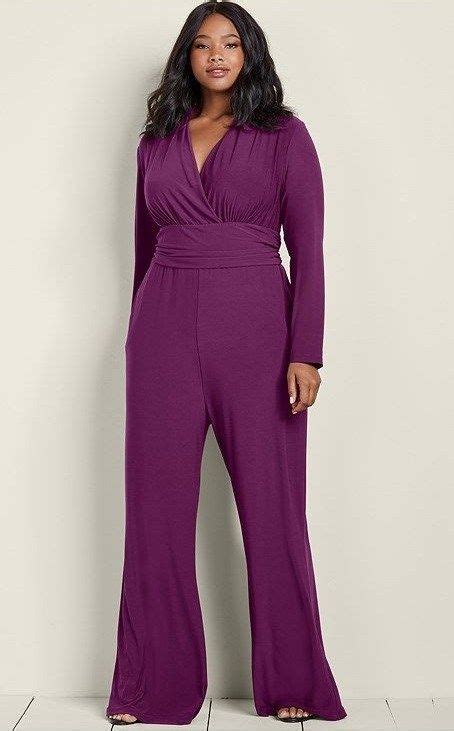 Plus Size Jumpsuits for Evening In Bold Colors | Plus size jumpsuit ...