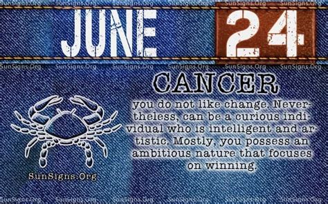 June 24 Zodiac Horoscope Birthday Personality - SunSigns.Org