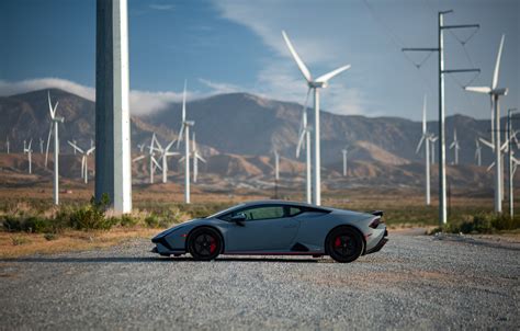 Wallpaper Lamborghini, Huracan, side view, Lamborghini Huracan Tecnica ...