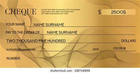 3,609 Award Cheque Template Images, Stock Photos, 3D objects, & Vectors | Shutterstock