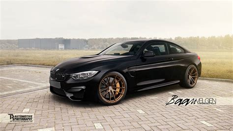 Black BMW M4 with Matte Bronze HRE Wheels - GTspirit