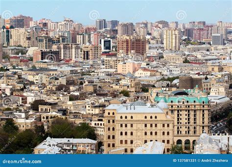 Cityscape of Baku, the Capital of Azerbaijan. Editorial Photo - Image ...